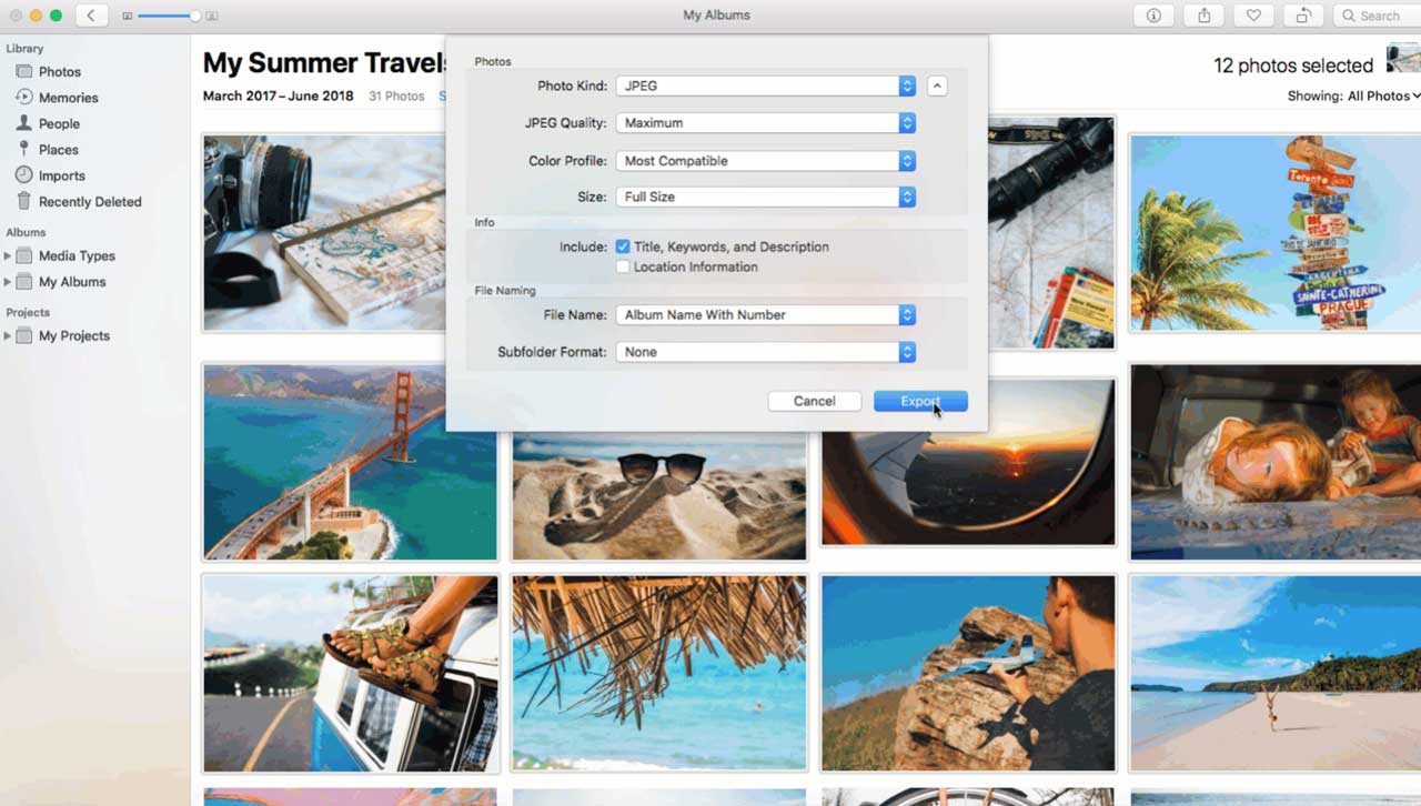 Select the type, size, and name of your files Select the type, size, and name of your files